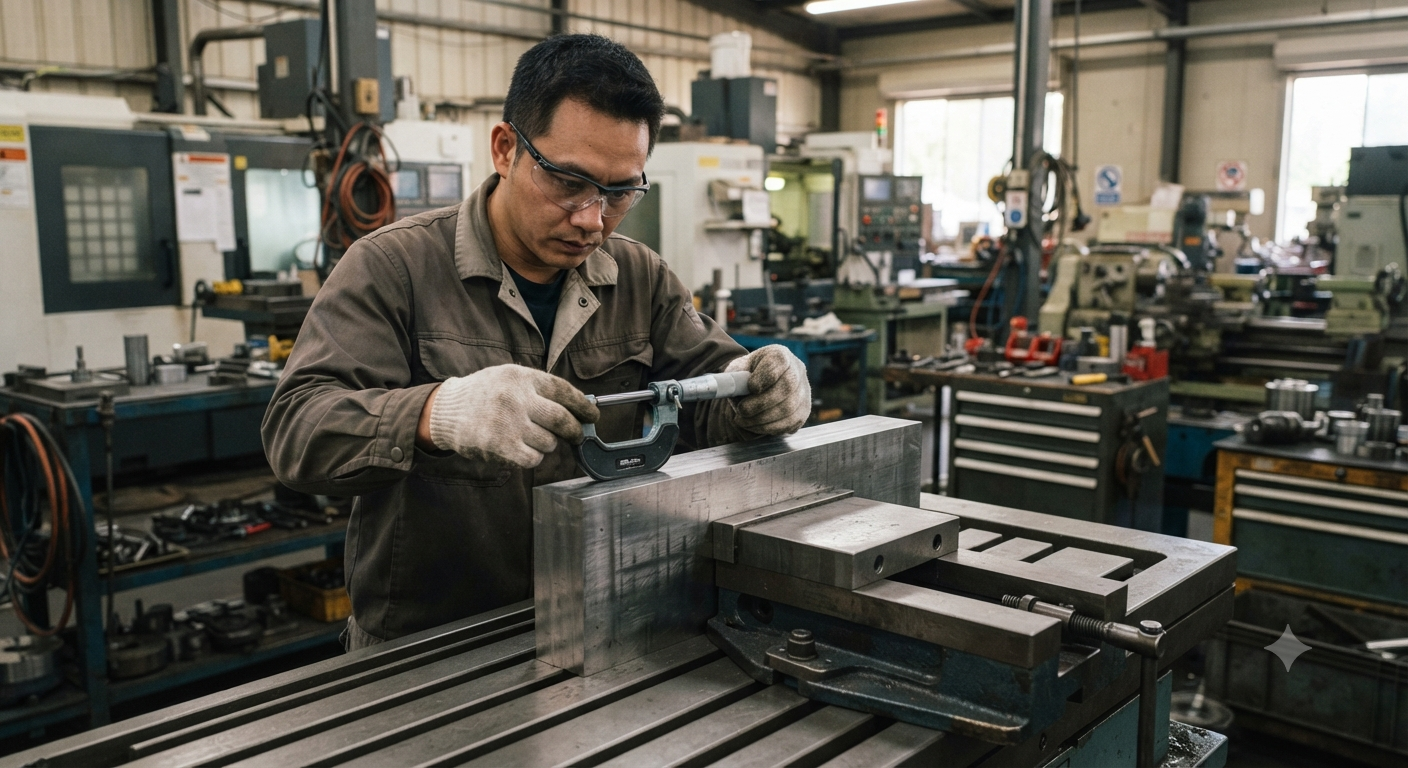 Vật liệu gia công và chiều dày phôi